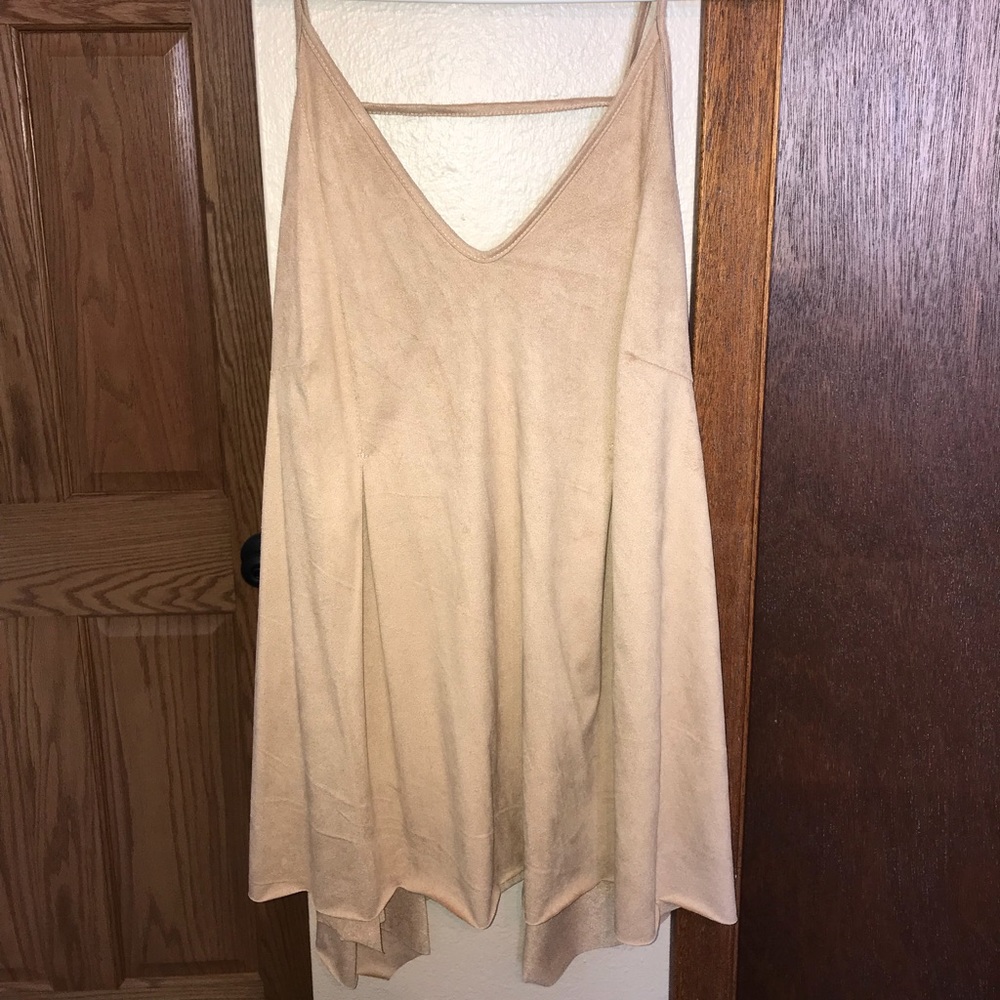 Suede Tank Top